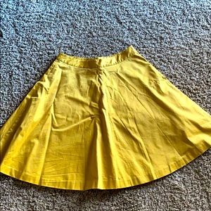 Biden A-line gold skirt size 12